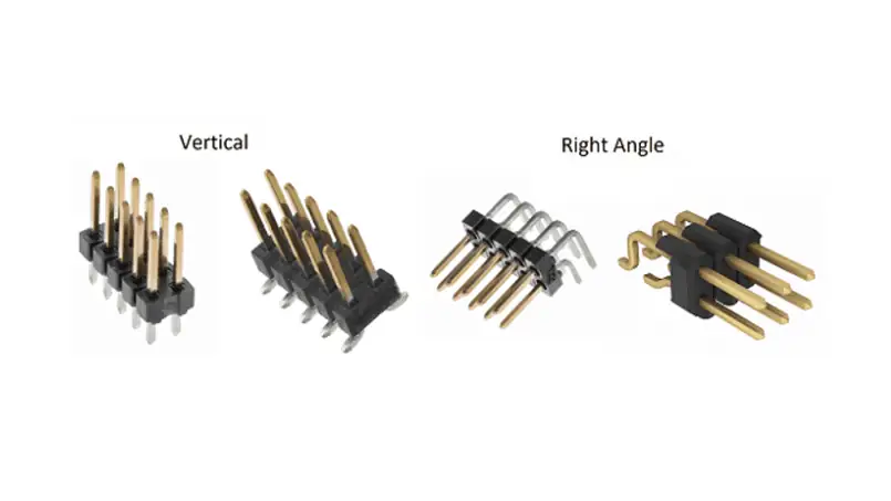 PCB 2 pin Connector by orientation Vertical & Right Angle
